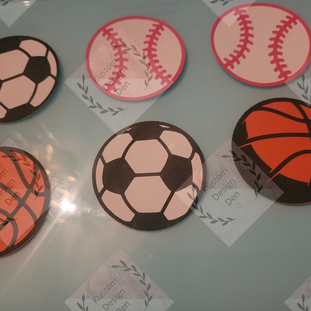 Sports Cupcake toppers
